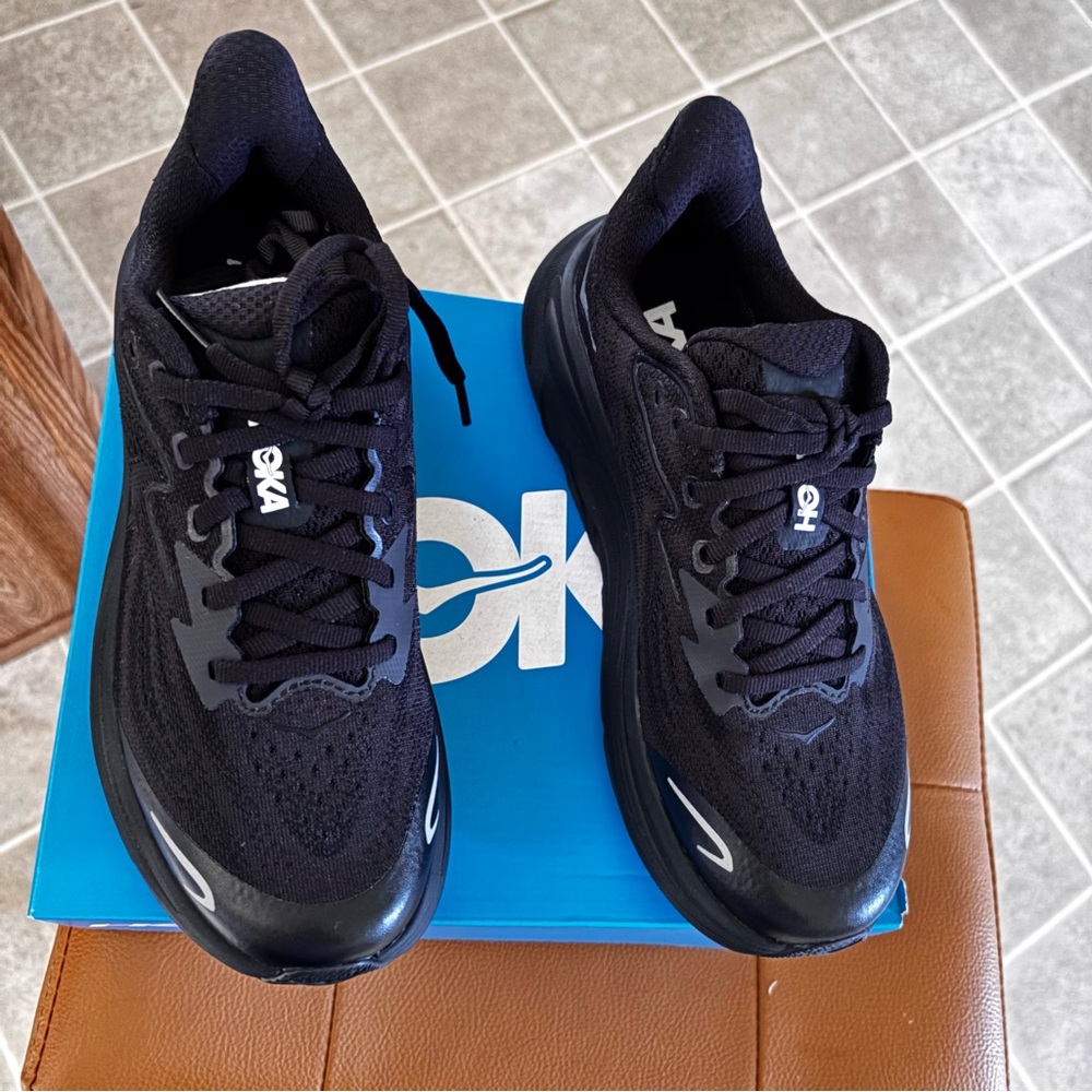 Hoka Black Athletic Sneakers